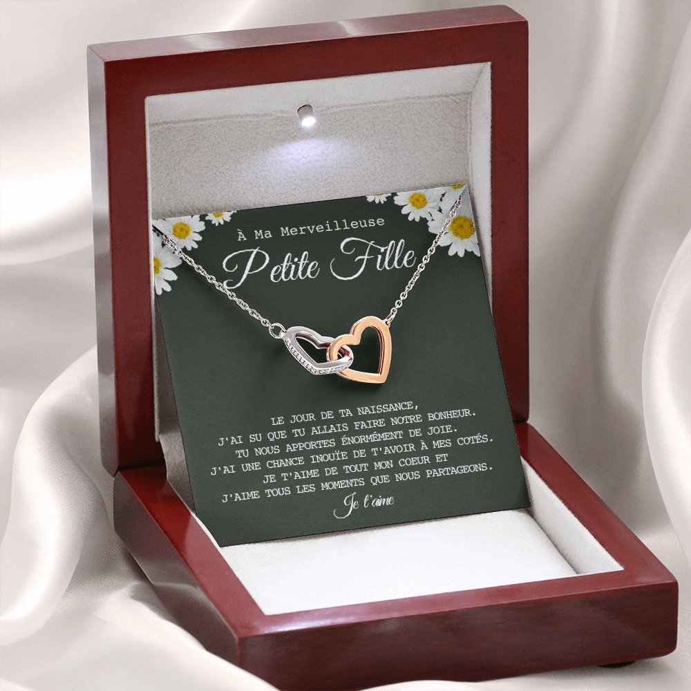 LINKY • Collier Petite-Fille Double Cœur - Lehnaa