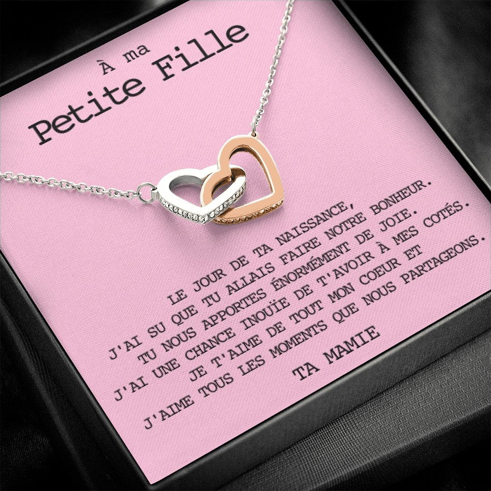 LINKY • Collier Petite-Fille Double Cœur - Lehnaa