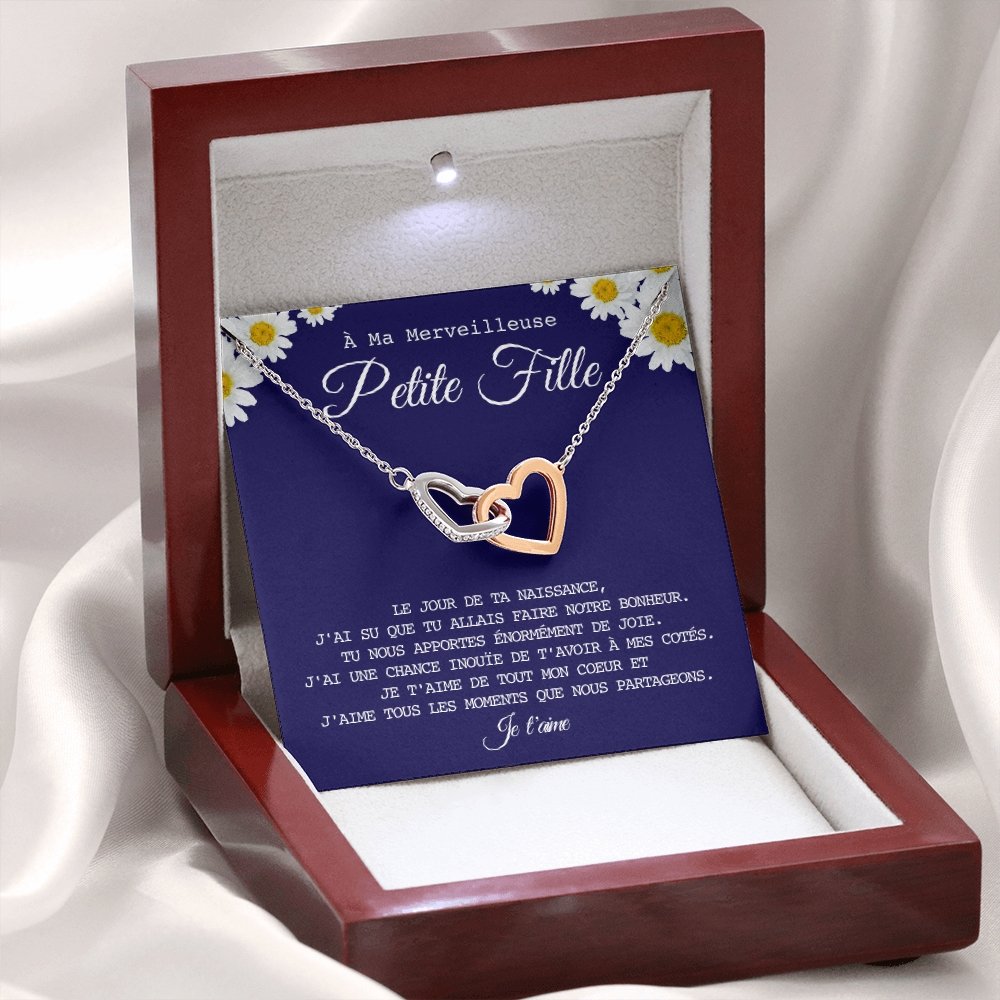 LINKY • Collier Petite-Fille Double Cœur - Lehnaa