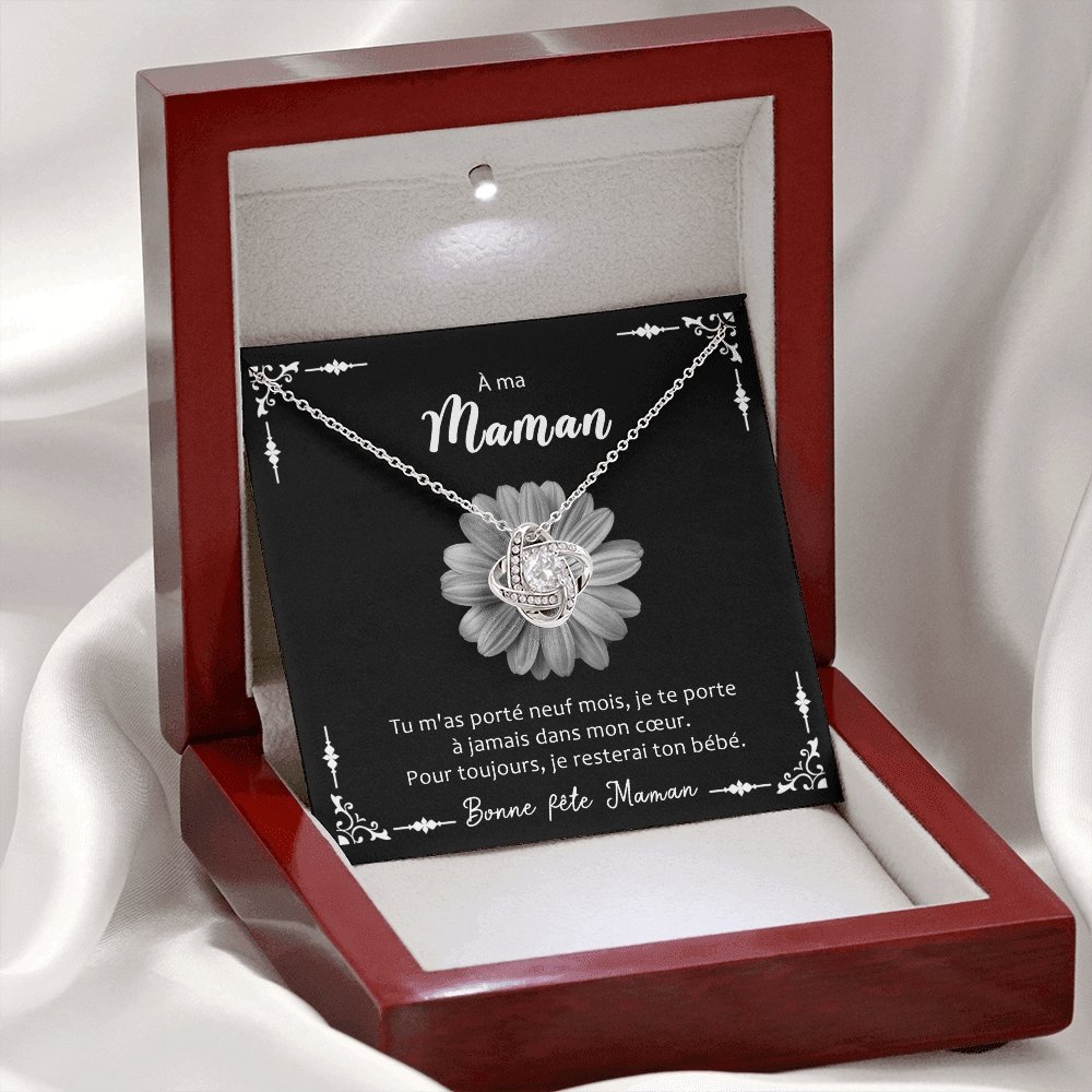 LOVYOUMOM • Collier de la fête des mères Noeud d'Amour - Lehnaa