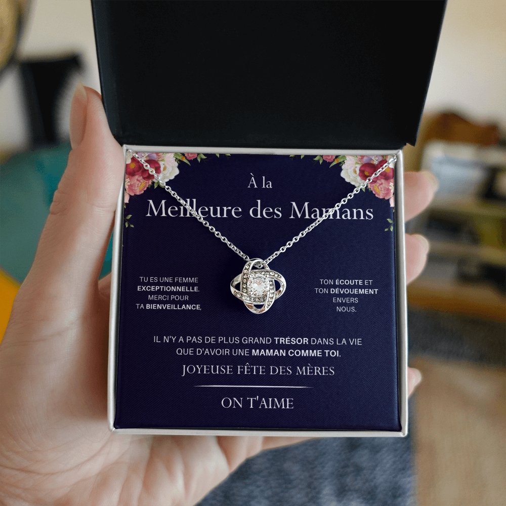LOVYOUMOM • Collier de la fête des mères Noeud d'Amour - Lehnaa
