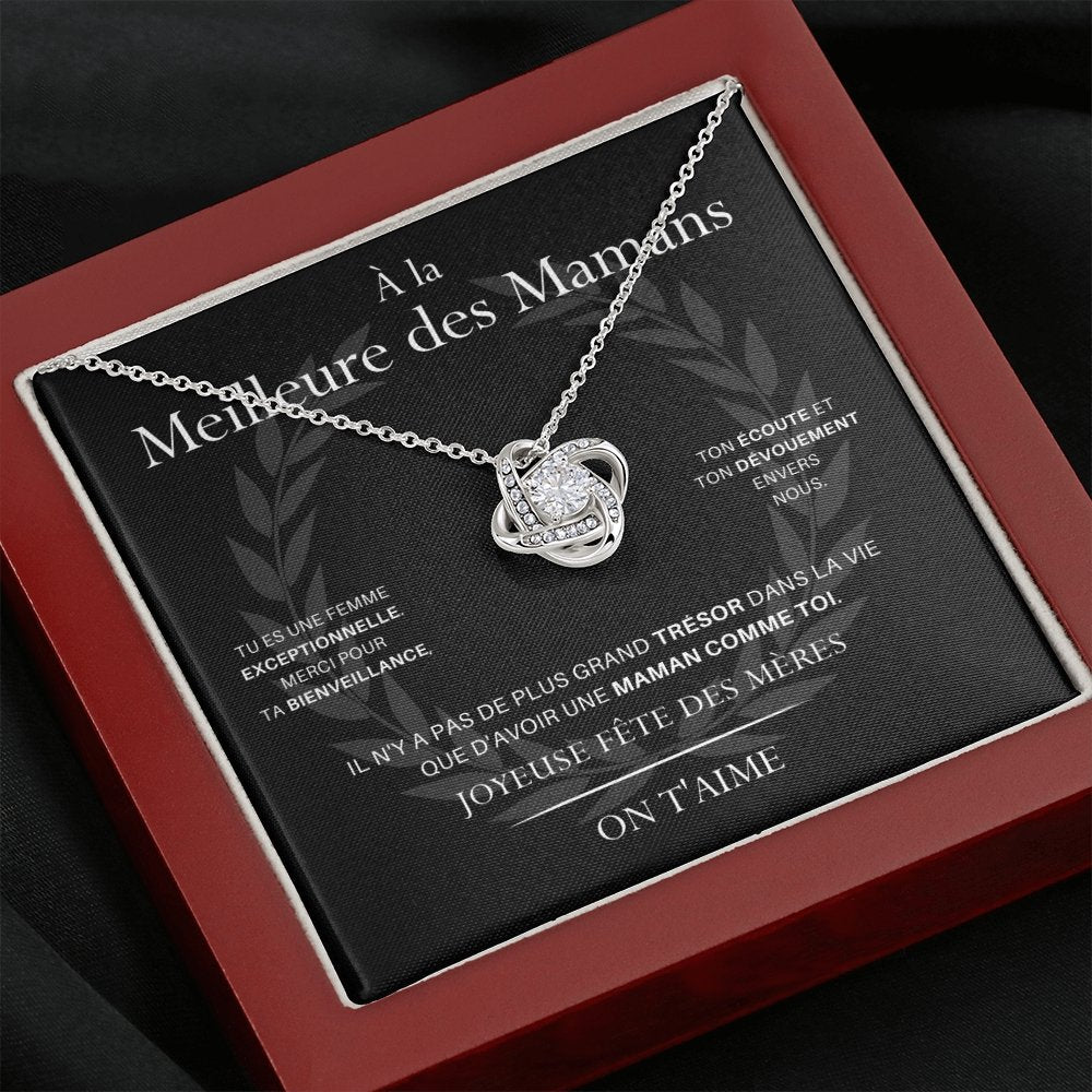 LOVYOUMOM • Collier de la fête des mères Noeud d'Amour - Lehnaa
