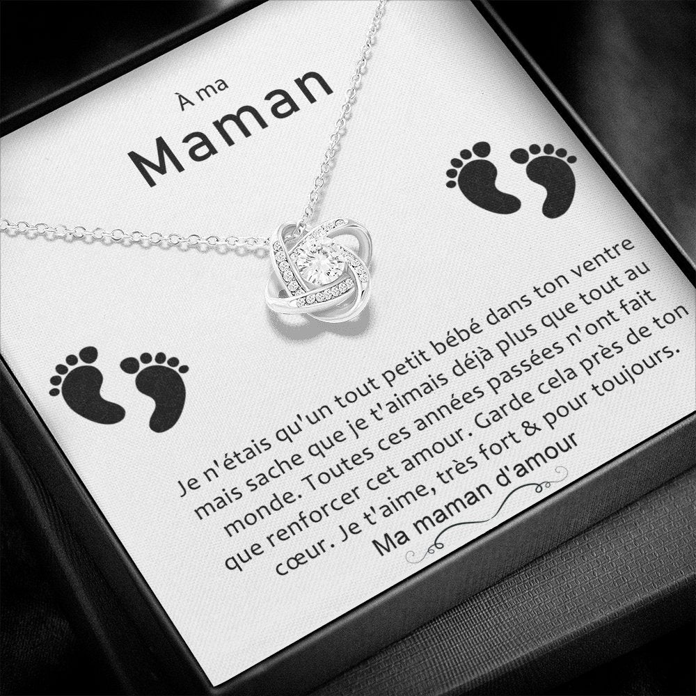 NEWMOM • Collier Future Maman Noeud d'Amour - Lehnaa
