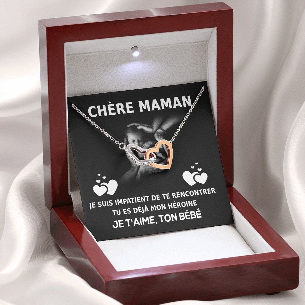NEWMOM • Collier Grossesse Double Cœur - Lehnaa