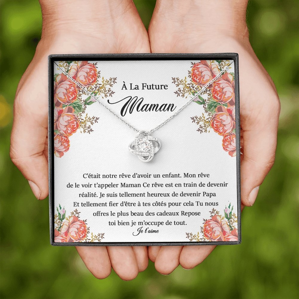 NEWMOM • Collier Grossesse Pour Ma Femme Noeud d'Amour - Lehnaa