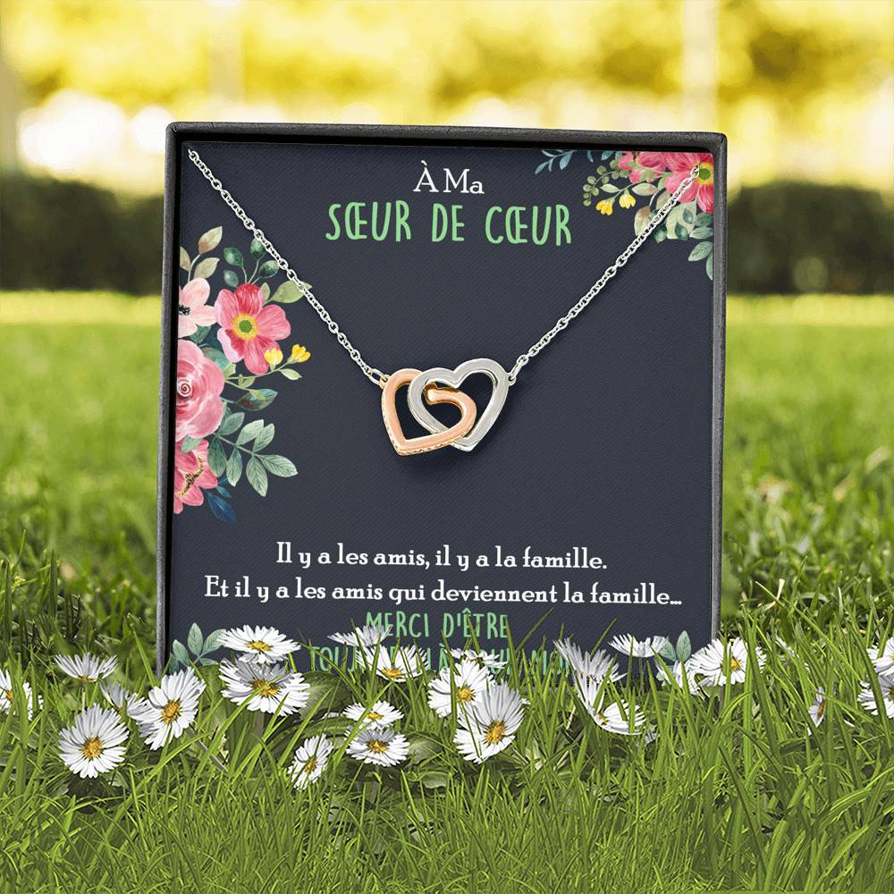 ONELOVE • Collier Meilleures Amies Double Cœur - Lehnaa