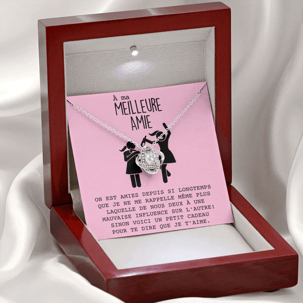 ONELOVE • Collier Meilleures Amies Noeud d'Amour - Lehnaa