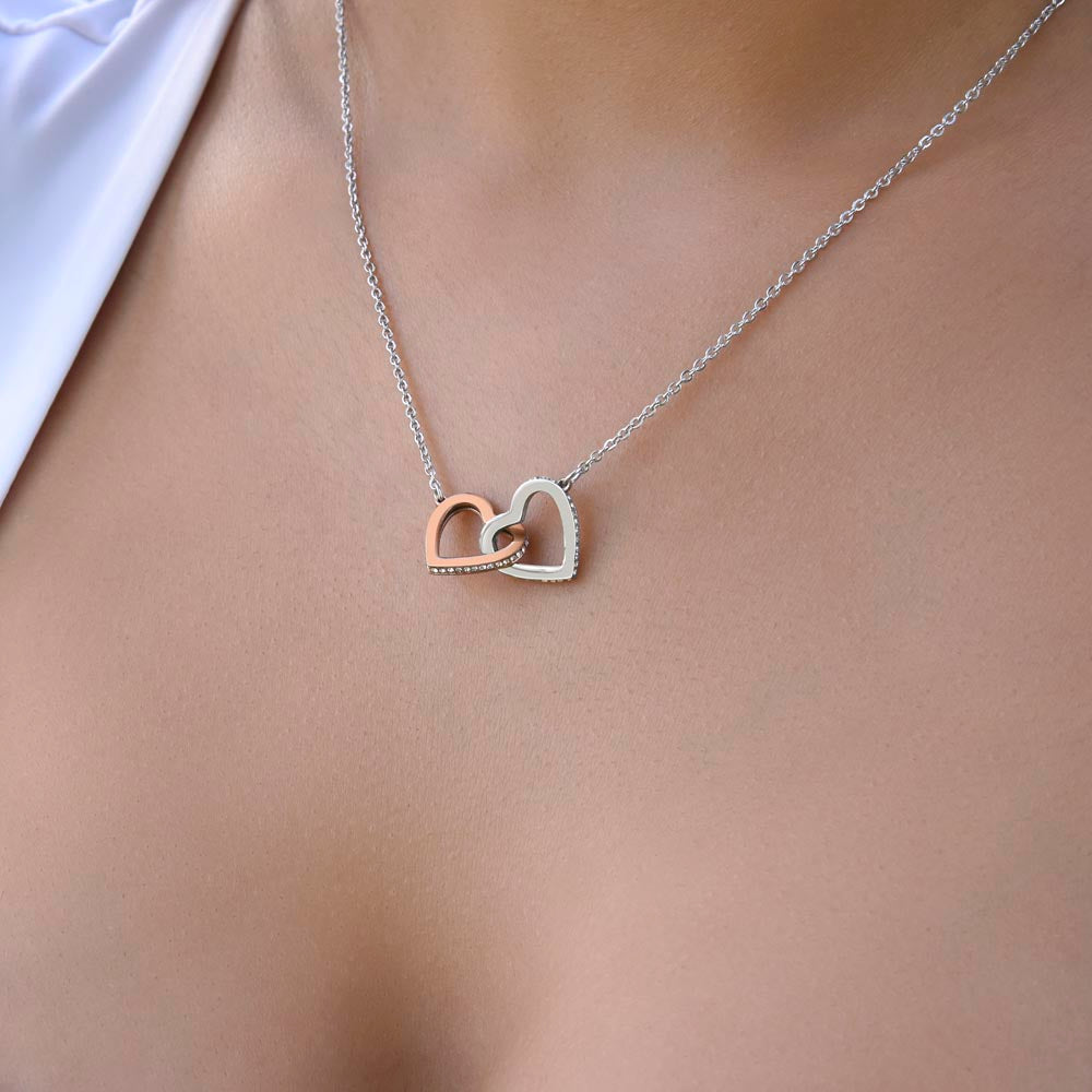 ONEMOM • Collier Déclaration Maman Double Cœur - Lehnaa